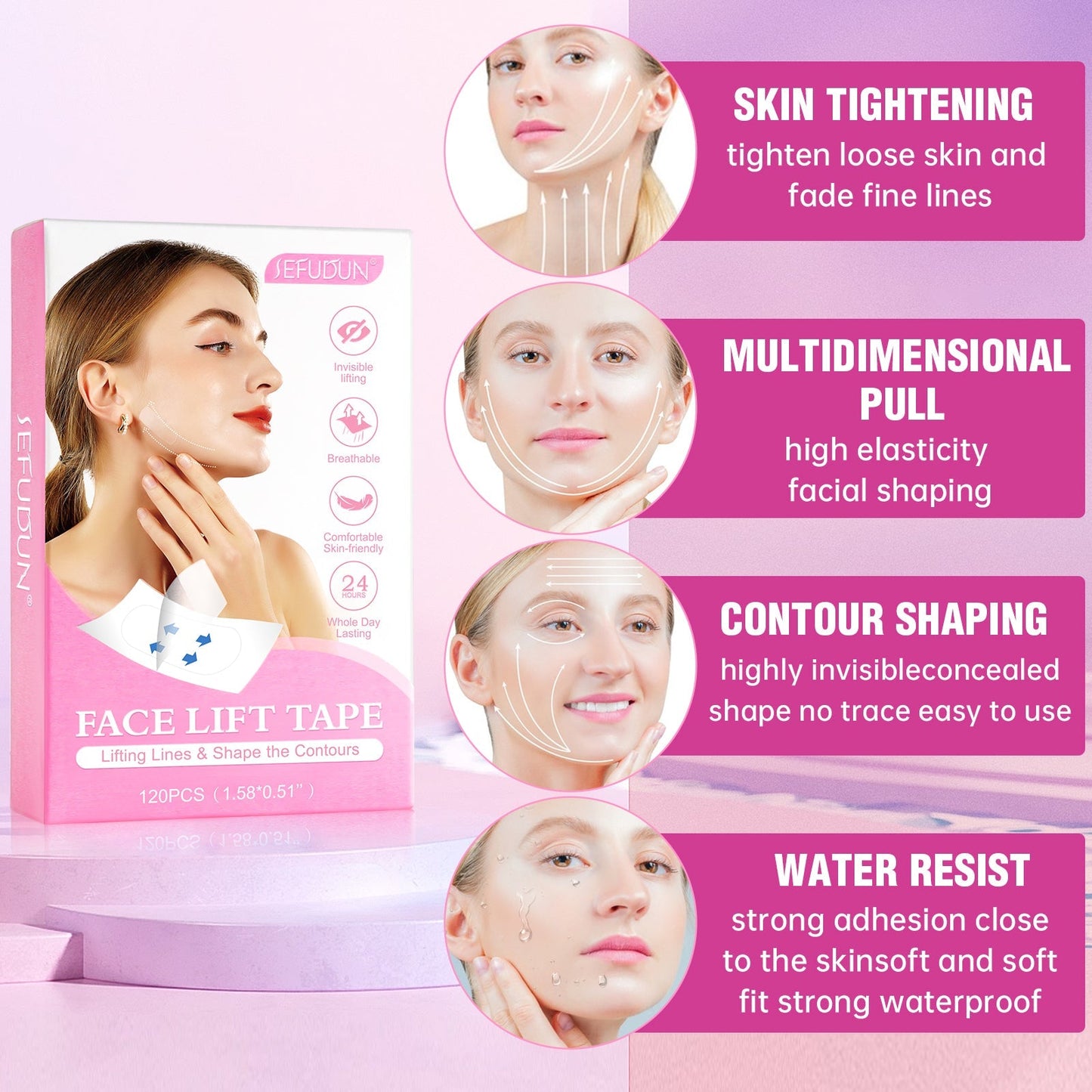 InvisiLift™ - Face Lifting Tape