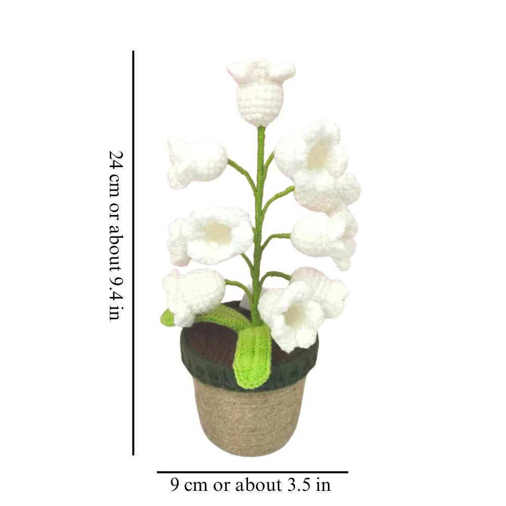 LumiBloom™ Floral Crochet Lamp