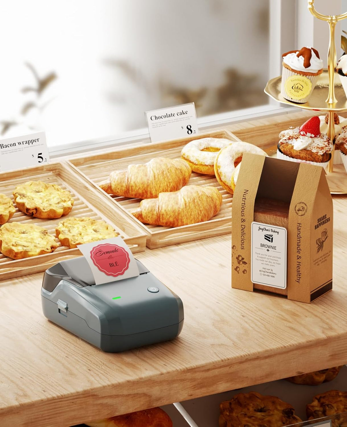 BakeTag Pro - 2-Inch Bluetooth
