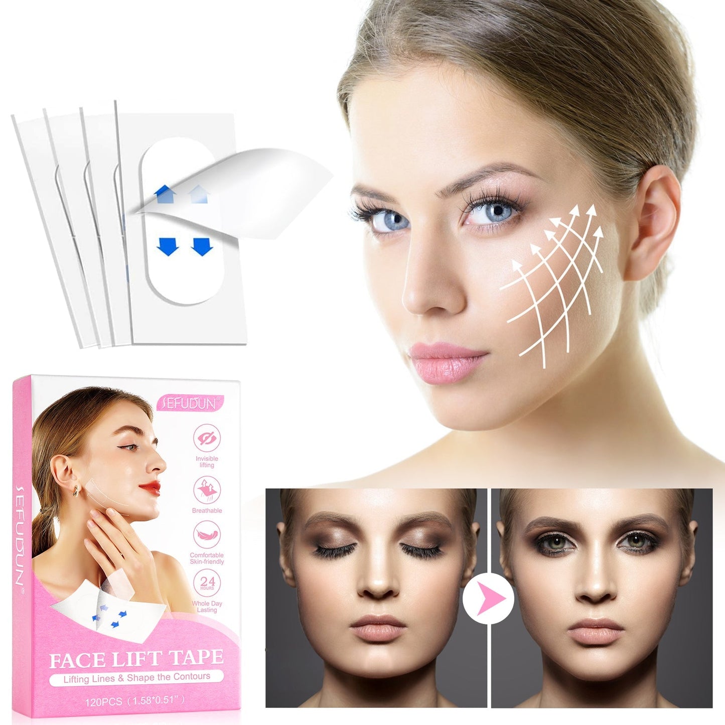 InvisiLift™ - Face Lifting Tape
