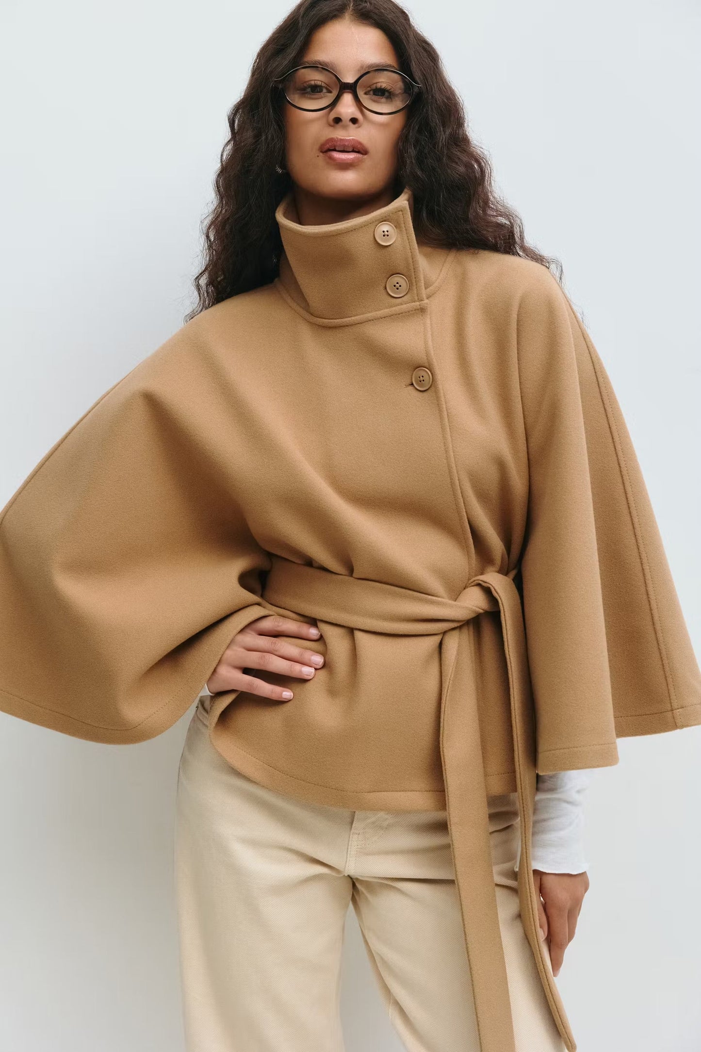 Solenne Cape Coat