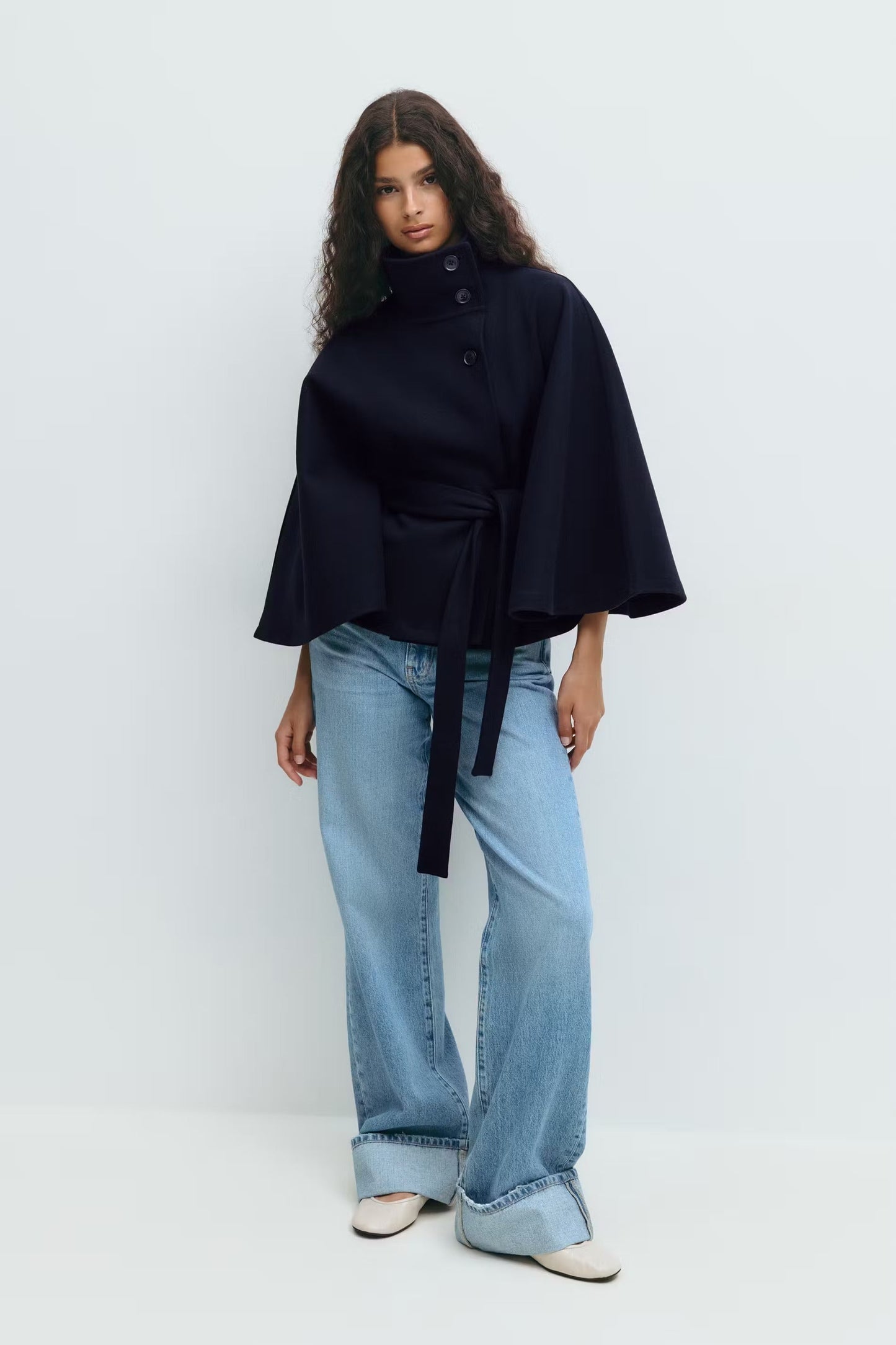 Solenne Cape Coat