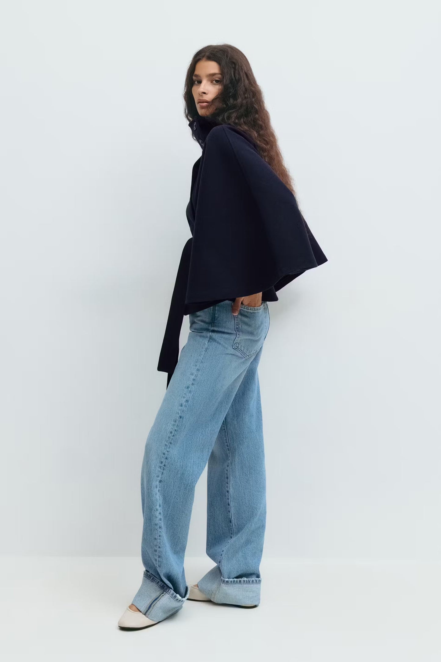 Solenne Cape Coat