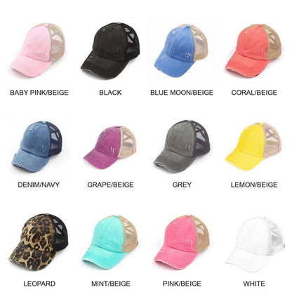 MessyBunFit™ Ponytail Hat