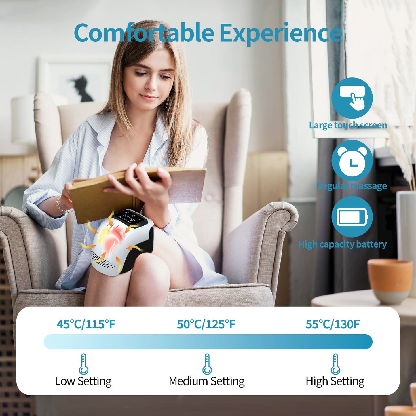 ReliefCore™ - Knee Therapy Massager