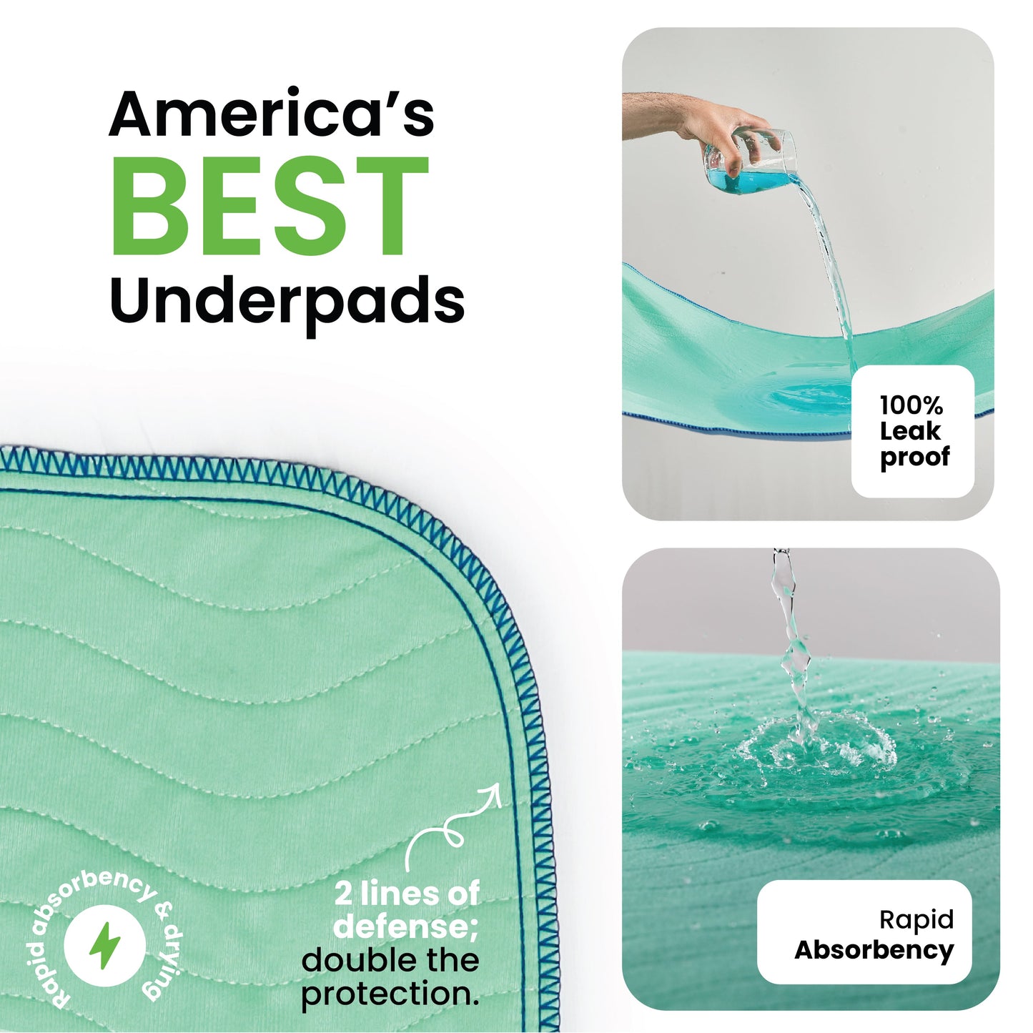 DryGuard™ - Washable Underpads