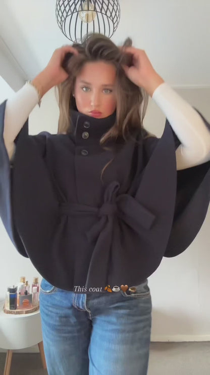 Solenne Cape Coat