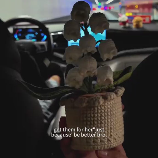 LumiBloom Floral Crochet Lamp demo